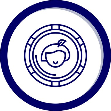 elma ağı simgesi basit illüstrasyon