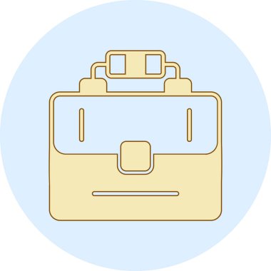 Çanta. Web simgesi basit tasarım