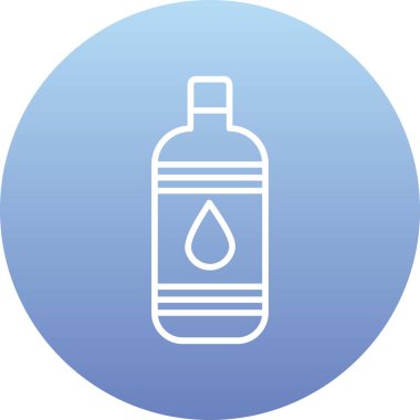 şişe simgesi, vektör illüstrasyonu