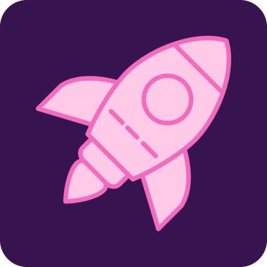 Uzay simgesi vektör illüstrasyonu