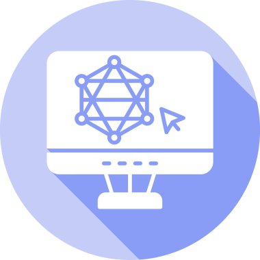 seo modern simgesinin vektör illüstrasyonu