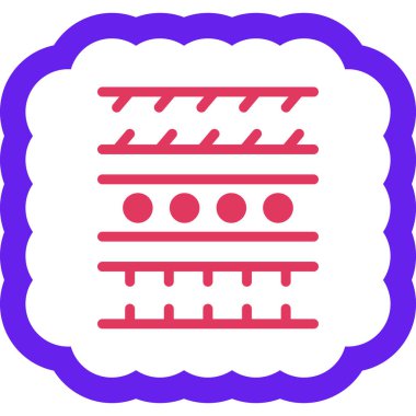 Bir besin simgesinin vektör illüstrasyonu