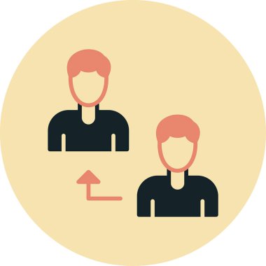 Modern simgenin vektör illüstrasyonu