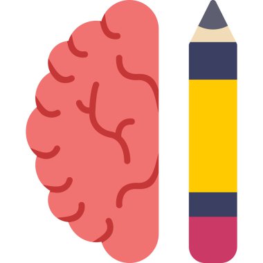 düz stil yaratıcı fikir simgesi