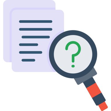 Düz biçimli büyüteç simgesi bul