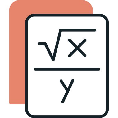 hesap makinesi simgesi, satır ve biçim tasarımı