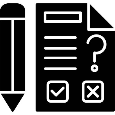 kontrol listesi simgesi, vektör illüstrasyonu