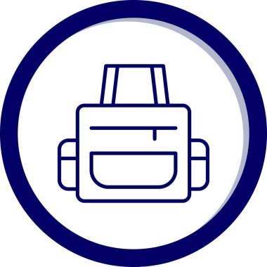 Araba simgesinin vektör illüstrasyonu