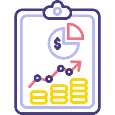 İş büyümesi simgesi, vektör illüstrasyonu