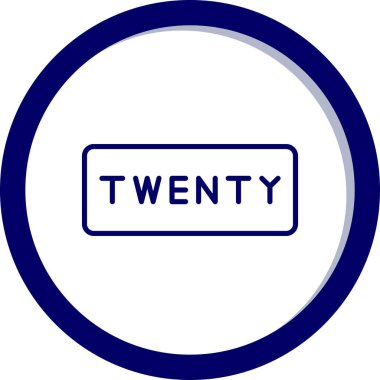 22 simge izole edilmiş vektör illüstrasyonu