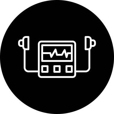 Web vektör simgesi, veri depolama illüstrasyonu