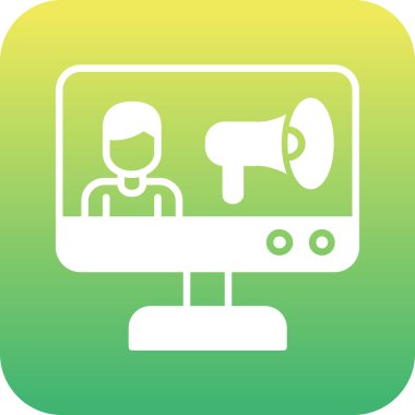 Megafon ikonlu hoparlör