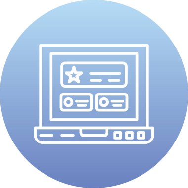 seo modern simgesinin vektör illüstrasyonu