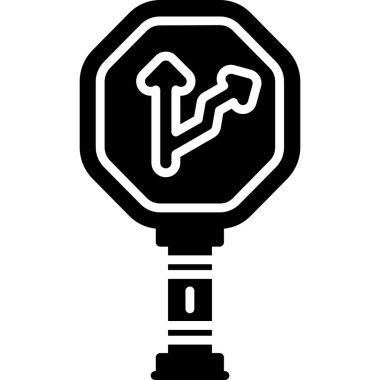 konum pin konum simgesi ana hat biçiminde