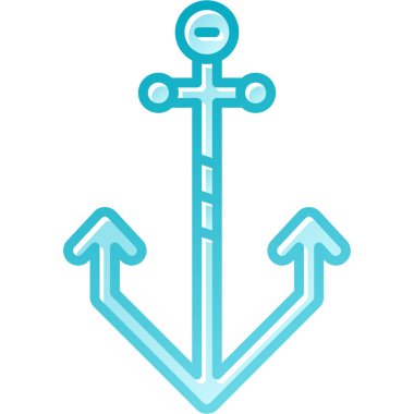 çapa simgesi vektör illüstrasyonu