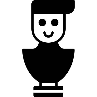 ödül kupasının kazananı simgesi