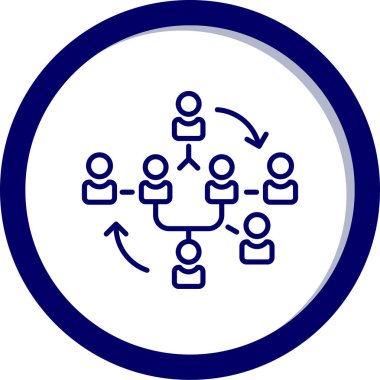 ağ simgesi, vektör illüstrasyonu