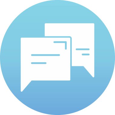 konuşma kabarcığı vektör çizimi