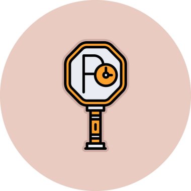 Pusula ile modern bir yolun vektör simgesi