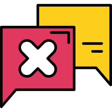 Simge, vektör illüstrasyonunu sil