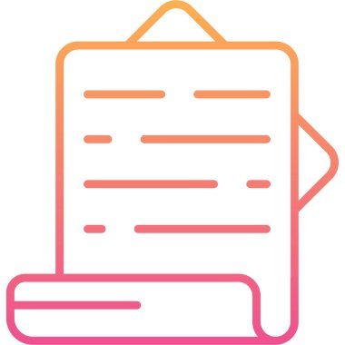 Dosya simgesi. vektör çizim