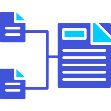 Dosya. Web simgesi basit illüstrasyon