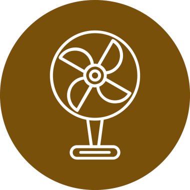 fan web simgesi, vektör çizim