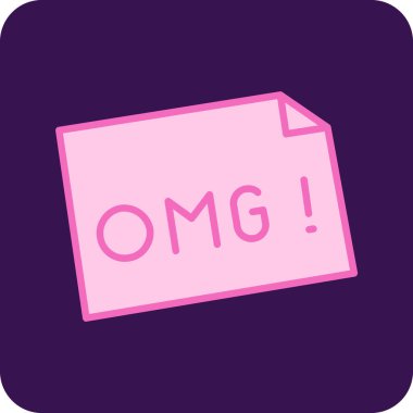 Kelime yazma sürprizi. İş fotoğrafında, birisi heyecanlıyken yüz ifadesinin şaşırtıcı bir ifadesi gösteriliyor.