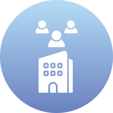 Benzersiz ev vektör simgesi