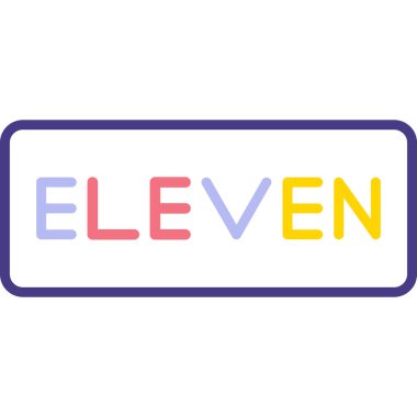 Beyaz arkaplanda e harfi