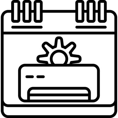 Elektrik makinesi. Basit illüstrasyon
