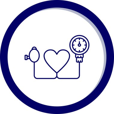 Bir kalbin vektör illüstrasyonu