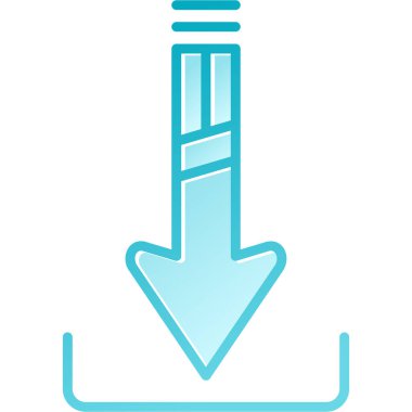 Ok simgesi. vektör illüstrasyonu