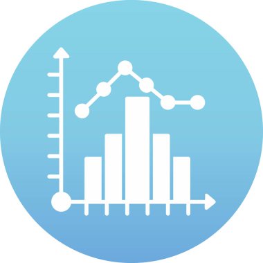 grafik ikonu vektör illüstrasyonu
