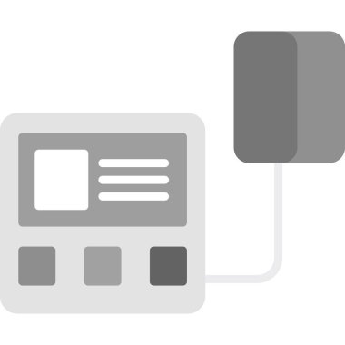 Bilgisayar ağı bağlı simge ana hat biçiminde