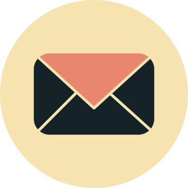 e- posta zarfı vektör simgesi
