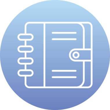 Belge simgesinin vektör illüstrasyonu