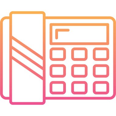 ATM web simgesi, basit vektör illüstrasyonu