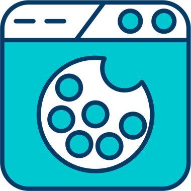 video simgesi, basit illüstrasyon