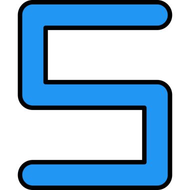 Çizgi film simgesinin vektör çizimi