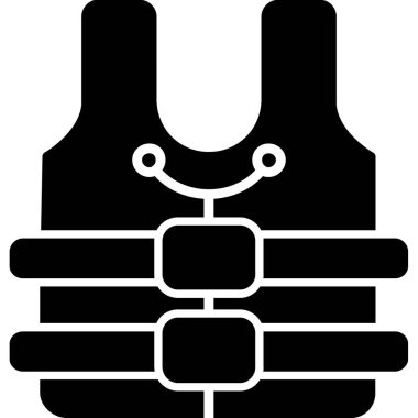 Boks eldiveni simgesi. vektör çizim