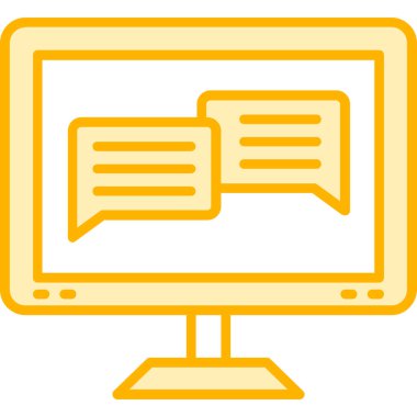 Bilgisayar ekranı. Basit tasarım