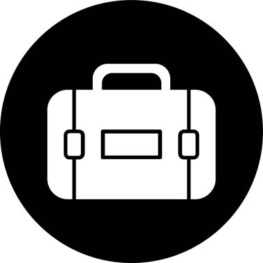 evrak çantası ikonu vektör illüstrasyonu