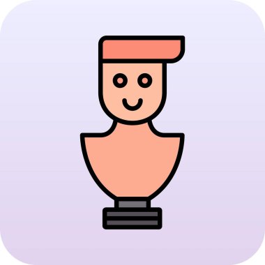 Elinde bir fincan kahve olan bir adamın vektör çizimi