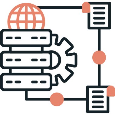 ağ bağlantısı. Web simgesi