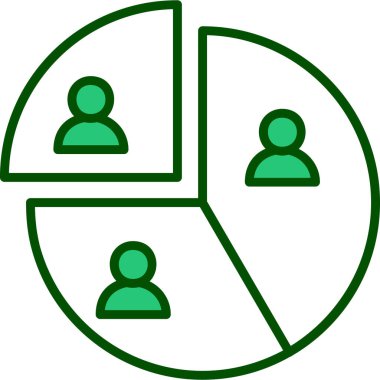 grup insanları modern basit illüstrasyon için vektör simgesi