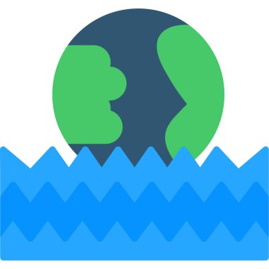 düz stil küresel iş simgesi