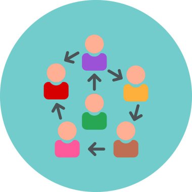 İnsanların vektör illüstrasyonu