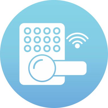 Kablosuz. Web simgesi basit illüstrasyon