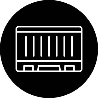 Modern otomatik simgenin vektör illüstrasyonu